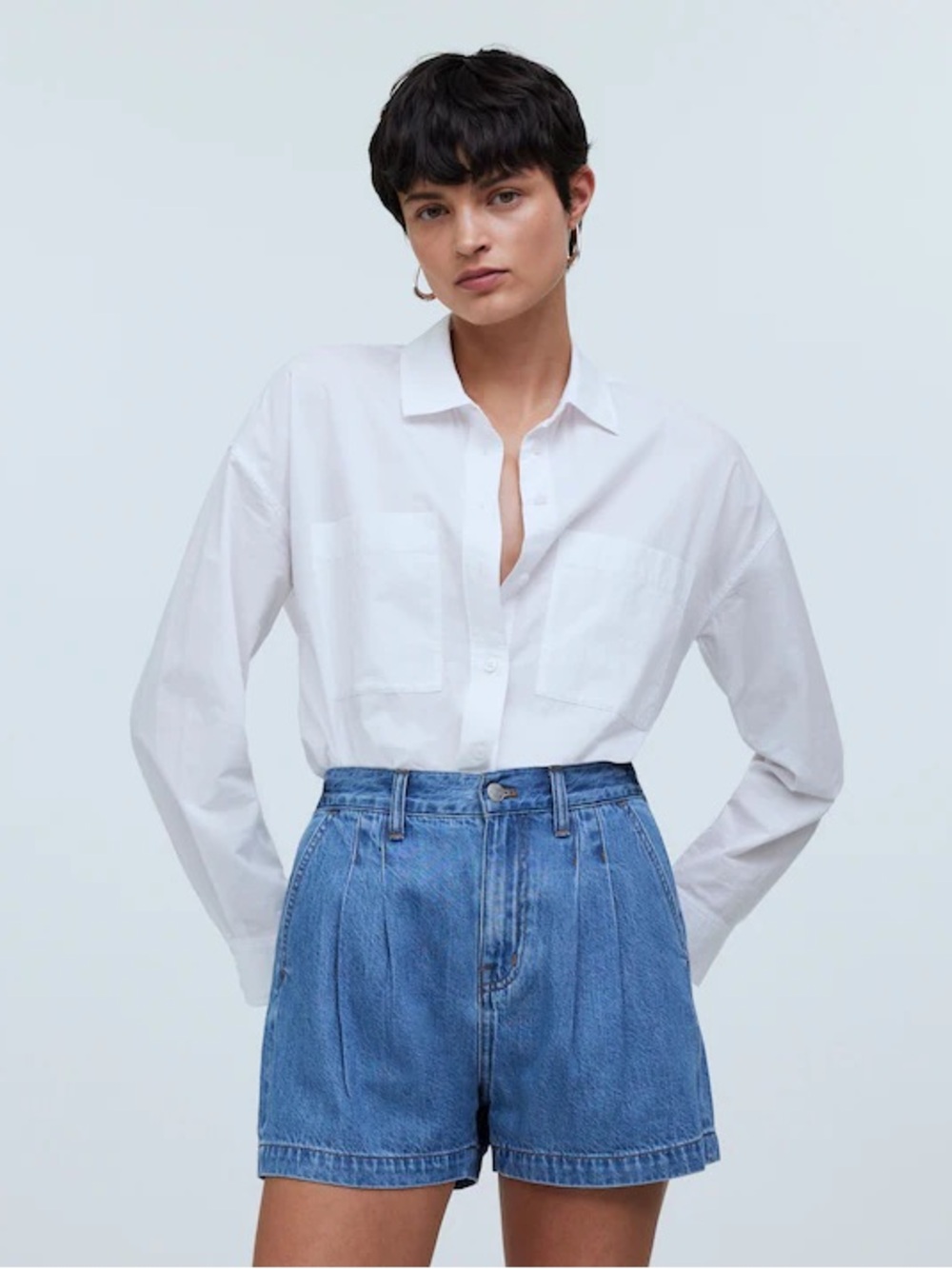 MADEWELL The Harlow Jean Shorts, size 12